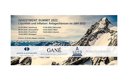 Investment Summit 2022, Frankfurt