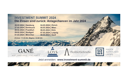 Investment Summit 2024, Genf